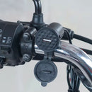 Cargador USB Moto Impermeable Montaje Manubrio y Retrovisor MTC052