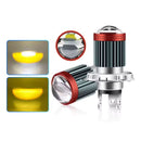 Bombilla LED Faro Motocicleta *Spotlight* Largo Alcance Haz Luz Blanca/ Ambar MTC115