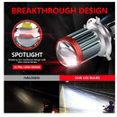 Bombilla LED Faro Motocicleta *Spotlight* Largo Alcance Haz Luz Blanca/ Ambar MTC115