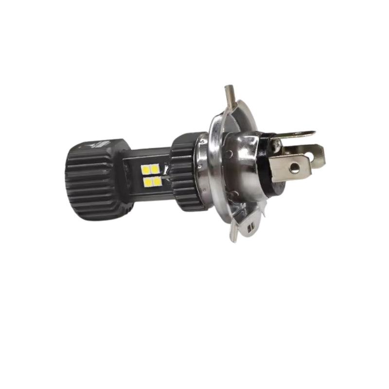 Foco LED H4 12V/24V MOTOCICLETA Alta y Baja 6000K Blanco Frío Luz  Universal 8 cm MTC116