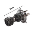 Foco LED H4 12V/24V MOTOCICLETA Alta y Baja 6000K Blanco Frío Luz  Universal 8 cm MTC116