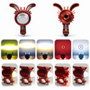 Faro Auxiliar LED Manubrio Moto Lente Óptica Aluminio Universal MTC135