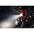 Faro Auxiliar LED Manubrio Moto Lente Óptica Aluminio Universal MTC135