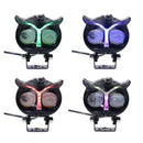 Faro LED estilo Búho Bombilla DRL + Tira LED RGB Moto electrica  MTC171