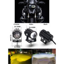 Kit 2 Faros LED Auxiliares para Moto Switch ON/OFF MTC184
