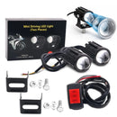 Kit 2 Faros LED Auxiliares para Moto Switch ON/OFF MTC184