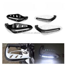 Protectores Manillar *ABS* con Luz LED UNIVERSAL para Motocicleta MTC194