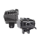 Faro Antiniebla Auxiliar Moto Doble Lente Proyector Blanco/Ámbar 3 Modos 12V MTC196