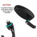 Espejos Retrovisores cristales Azules Manillar Para Motocicleta Universales MTC223