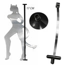 Decoración Metal Base Ventosa Diabla/Ángel 17CM MTC22A