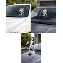 Decoración Metal Base Ventosa Diabla/Ángel 17CM MTC22A