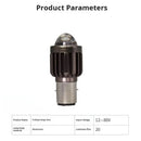 Foco LED Proyector *Fisheye*  Moto y Auto 12V-80V Luz Blanca/Ambar MTC233