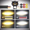 Luz Auxiliar LED Moto Antiniebla Off Road MTC238