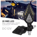 Direccionales LED Deportivas tipo flecha Alta Intensidad 12V Flexible Antivibración MTC248