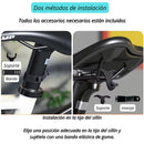 Luz LED Ojos Bicis /Motos Montaje Doble + Recargable USB Alta Visibilidad MTC252