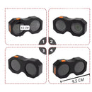 Luz LED Ojos Bicis /Motos Montaje Doble + Recargable USB Alta Visibilidad MTC252