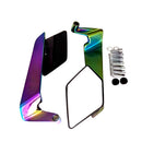 Espejos Retrovisores Tornasol liso *glossy* Moto  Tipo Racing Universales  MTC254