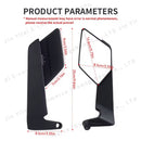 Par de Espejos Retrovisores Plegables 2 en 1 (Ala de Viento) Aerodinámico MTC255