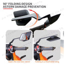 Par de Espejos Retrovisores Plegables 2 en 1 (Ala de Viento) Aerodinámico MTC255