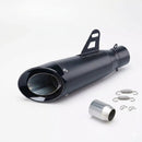 Escape Deportivo Universal Moto Negro Mate + Kit Montaje MTC267A