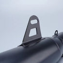 Escape Deportivo Universal Moto Negro Mate + Kit Montaje MTC267A