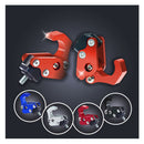 Montura Gancho Porta Casco Moto,Scooter, Bicicleta Aluminio CNC Tipo Hook Uso Rudo MTC284