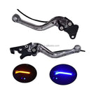 Manijas freno Moto Luz LED Direccional Universal transparentes Alta Visibilidad MTC294