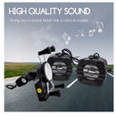 Kit base celular Multimedia Moto + Bocinas Control Música Bluetooth Impermeable 12V MTC299