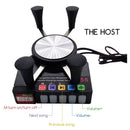 Kit base celular Multimedia Moto + Bocinas Control Música Bluetooth Impermeable 12V MTC299