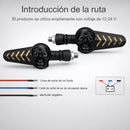 Intermitentes LED Moto Flujo Secuencial Impermeables MTC802