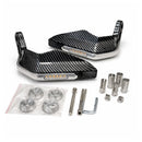 Cubremanos Motocicleta Luz LED Ámbar UNIVERSALES Tipo Carbono Racing  MTC806