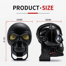 Faro Delantero Skull Moto LED Blanca/Ámbar Universal Impermeable MTC811