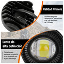 Faro Explorador LED  Lente Convexa Tipo Lupa Haz Potente Blanco Amarillo RGB MTC815