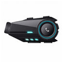 Intercom Casco Moto Bluetooth 5.4 Microfono Cámara HD 1080P frontal IP6 impermeable  MTC822
