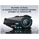 Intercom Casco Moto Bluetooth 5.4 Microfono Cámara HD 1080P frontal IP6 impermeable  MTC822