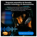Intercom Casco Moto Bluetooth 5.4 Microfono Cámara HD 1080P frontal IP6 impermeable  MTC822