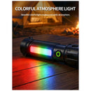 Lámpara LED Magnética Recargable Tipo C Luz COB Lateral, Aluminio IPX4 MTYX107