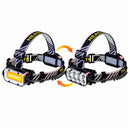 2 en 1 Lámpara Minera LED Cabezal Giratorio 180° IPX4  Indicador Batería MTYX122