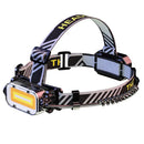 2 en 1 Lámpara Minera LED Cabezal Giratorio 180° IPX4  Indicador Batería MTYX122
