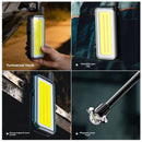 Lámpara LED COB  USB-C  Luz Flexible, Imán, Gancho, Pantalla LCD y Power Bank MTYX125
