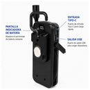 Lámpara LED COB  USB-C  Luz Flexible, Imán, Gancho, Pantalla LCD y Power Bank MTYX125