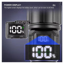 Linterna LED 30W Zoom Luz COB Lateral Imán display nivel % Batería (Kit con Estuche) MTYX26