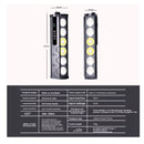 Barra Bici / Moto 4 pasos SOS 6 LED nivel carga  tipo-C MTYX92