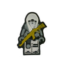 Parche Plástico Velcro Bandera Táctico Gotcha Insignia Qz00