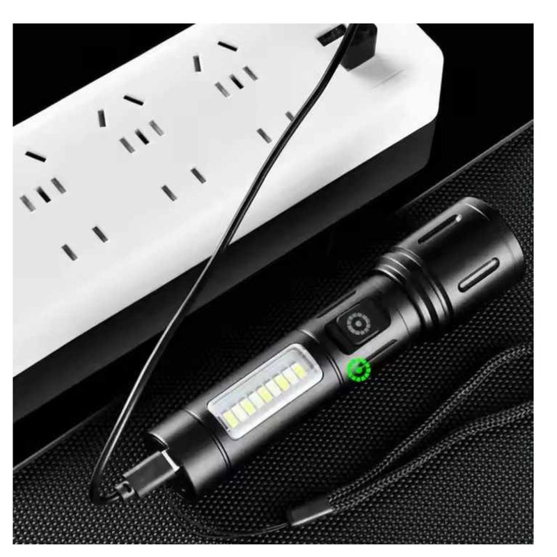 Lampara Mini recarga USB estrobo + cob caja tipo SUVIVER 5 pasos  NGSD134