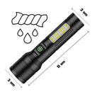 Lampara Mini recarga USB estrobo + cob caja tipo SUVIVER 5 pasos  NGSD134