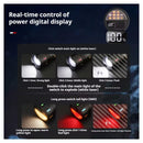 Linterna Power Bank 6modos Pantalla LCD Digital  Zoom Rompe vidrios+iman NGSD141