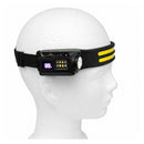 Lámpara Minera LED con Sensor de Movimiento Pantalla Digital efecto patrulla NGSD271