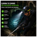 Lámpara Minera LED con Sensor de Movimiento Pantalla Digital efecto patrulla NGSD271