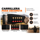 CULATA Cartuchera poliester Ajustable+ velcro Escopeta 10 Cartuchos Calibre 12GA PH-FC